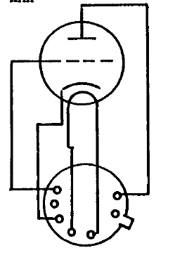 Technical drawing — Telefunken LD15 keyed seven-contact interface
